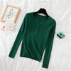 Slim Fit Long Sleeve Knit Top