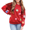 Festive Reindeer Pullover Sweater