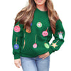 Festive Reindeer Pullover Sweater