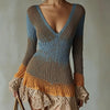 Elysian Ember Knit Dress
