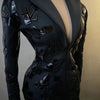 Elysian Noir Sequin Dress