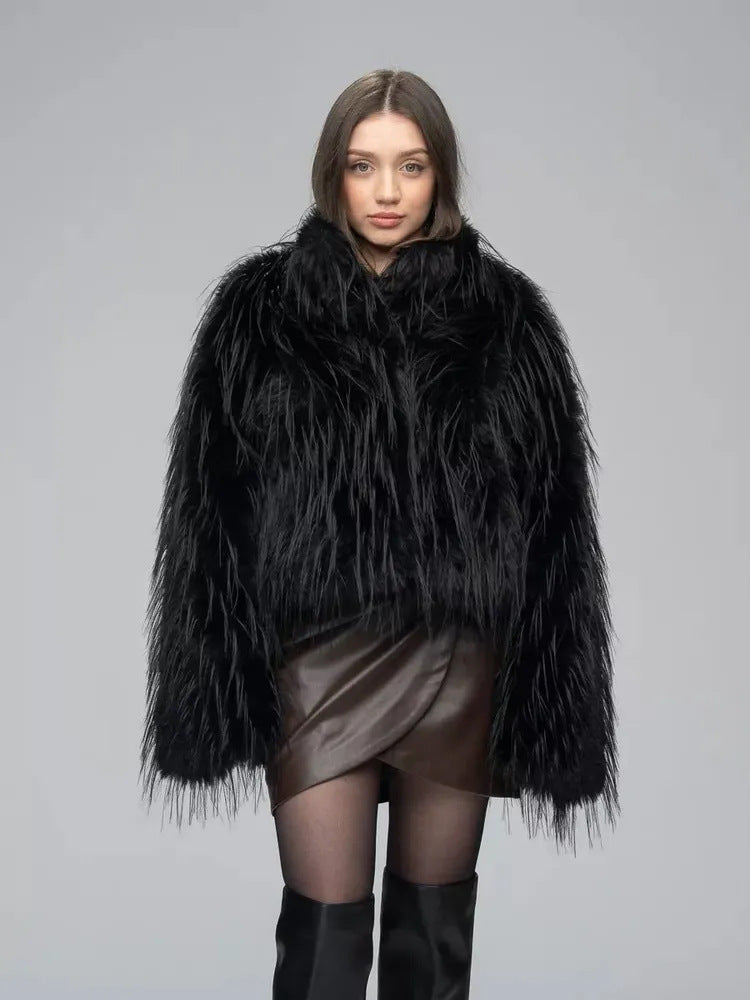 Plush Thick Fur Coat