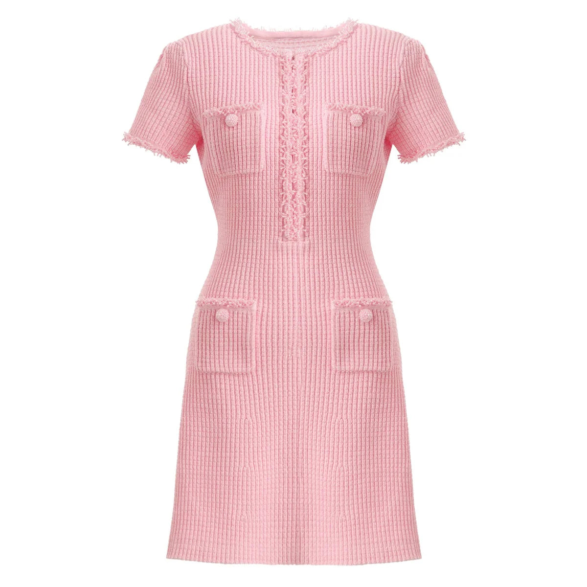 Opal Pearl Knit Mini Dress