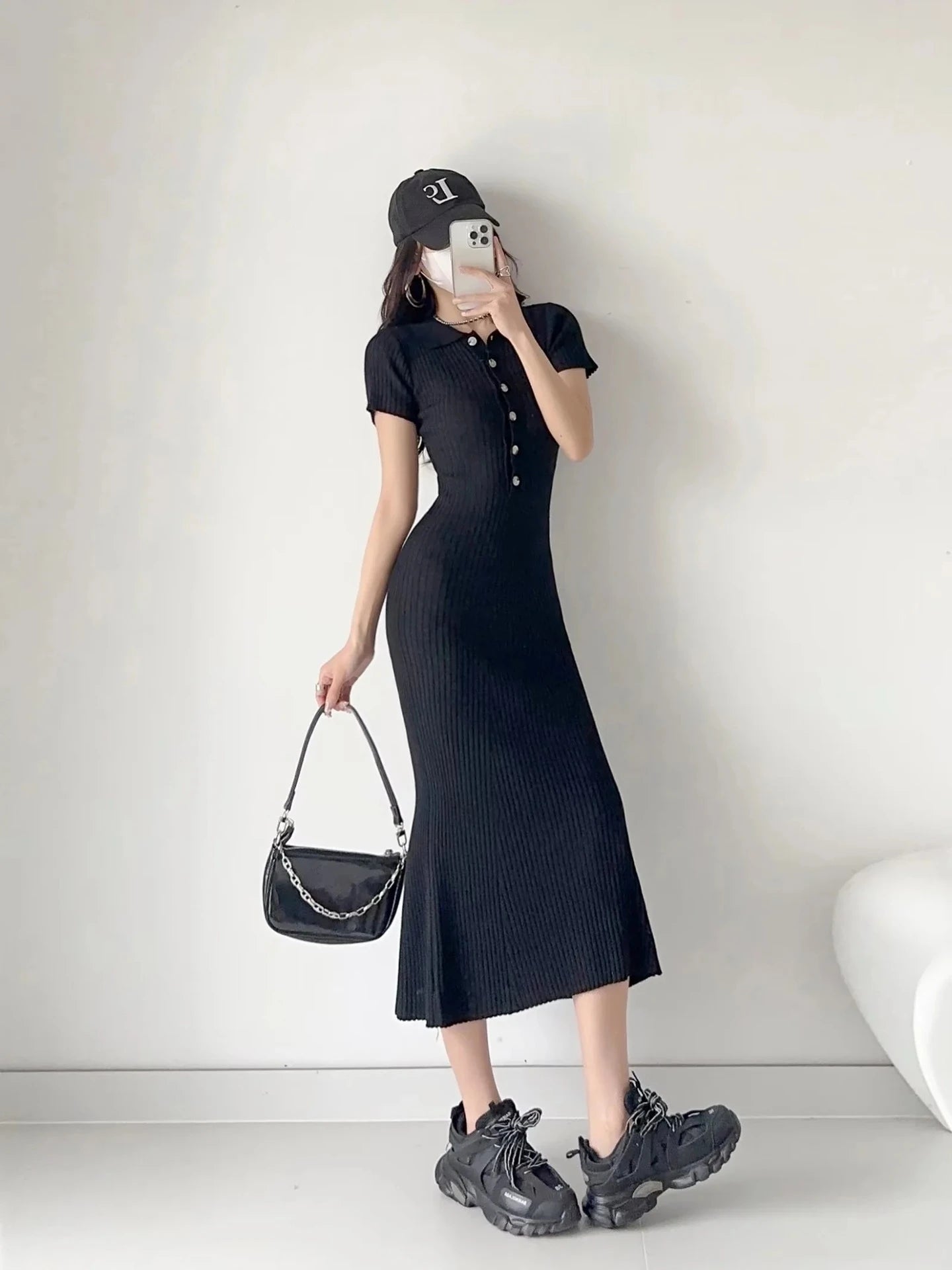 Summer Knitted Fishtail Dress