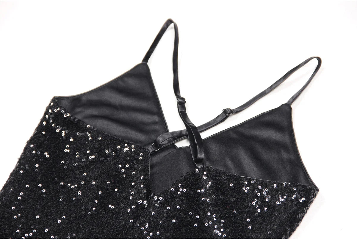 Starlit Symphony Sequin Two-Piece Set