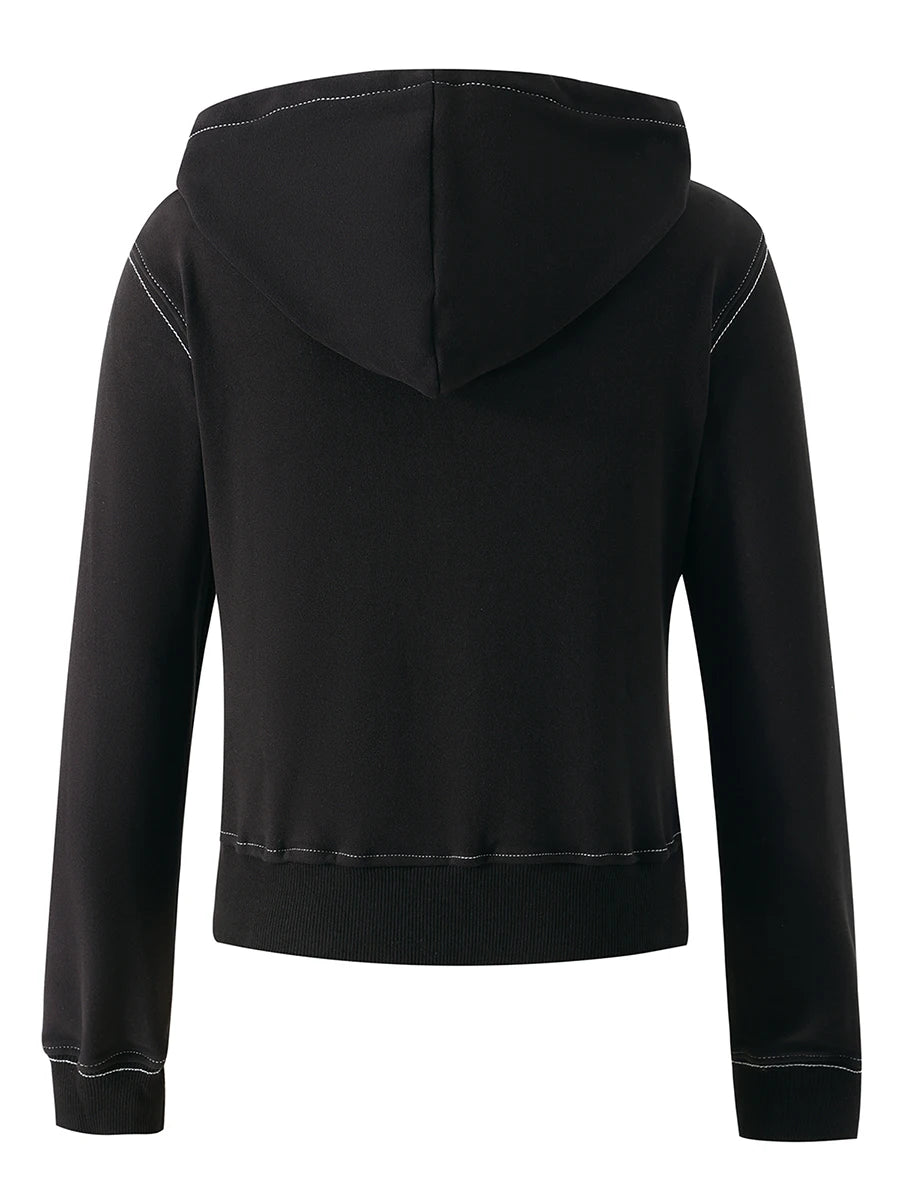 Cozy Retro Zip-Up Hoodie