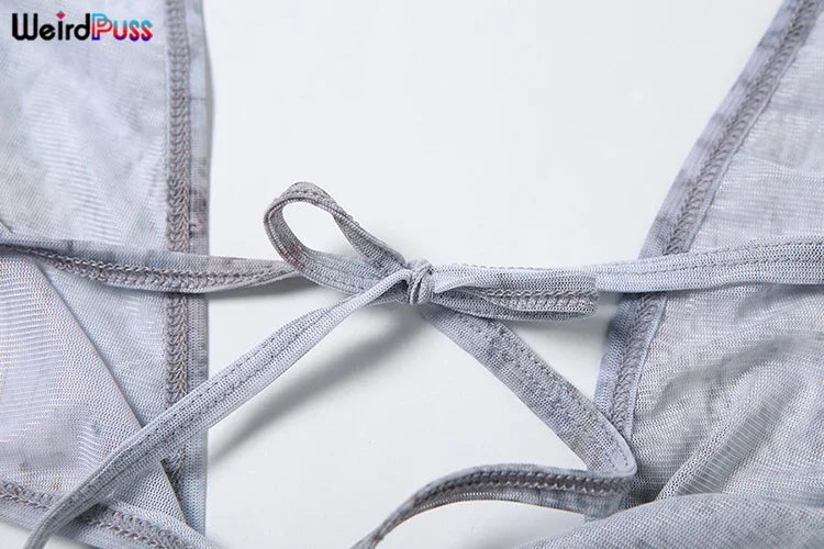 Pearl Halter Backless Maxi Dress