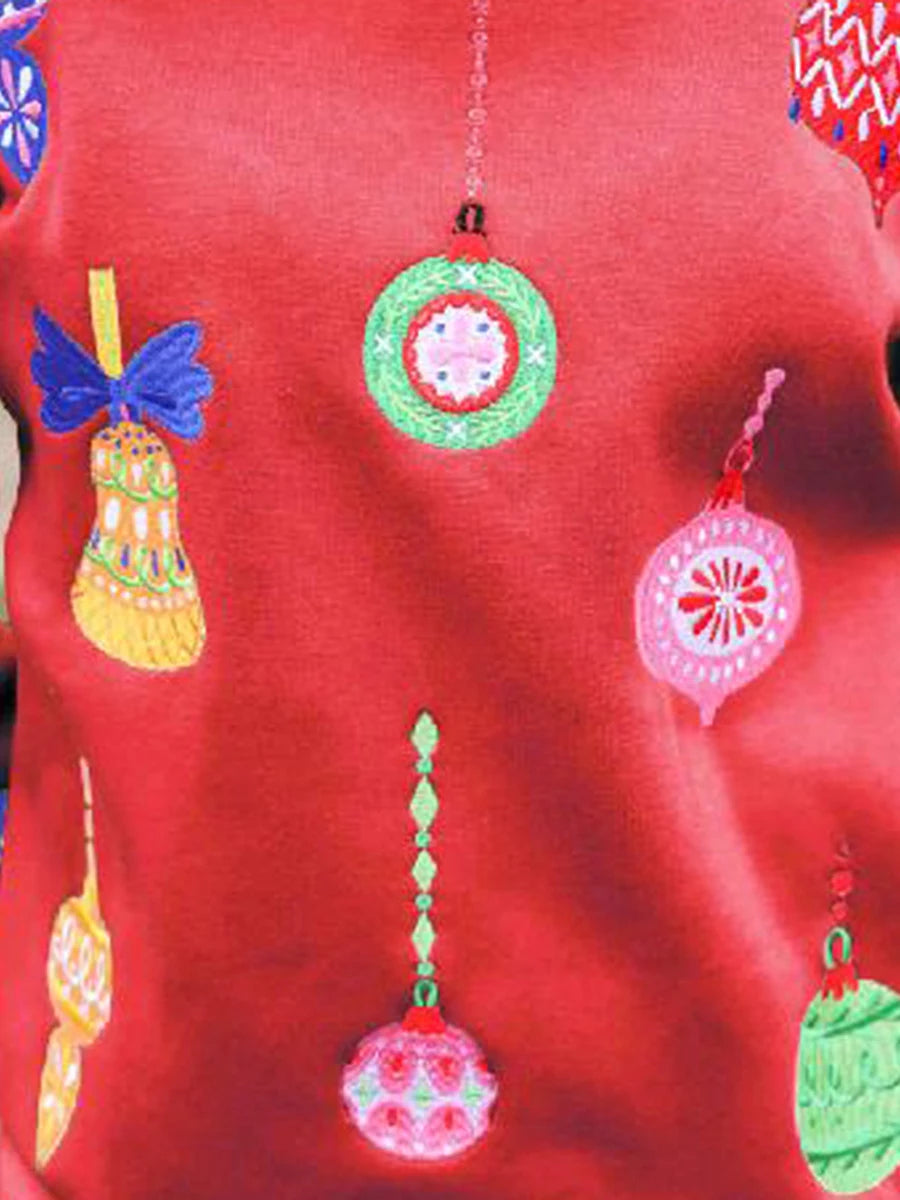 Festive Reindeer Pullover Sweater