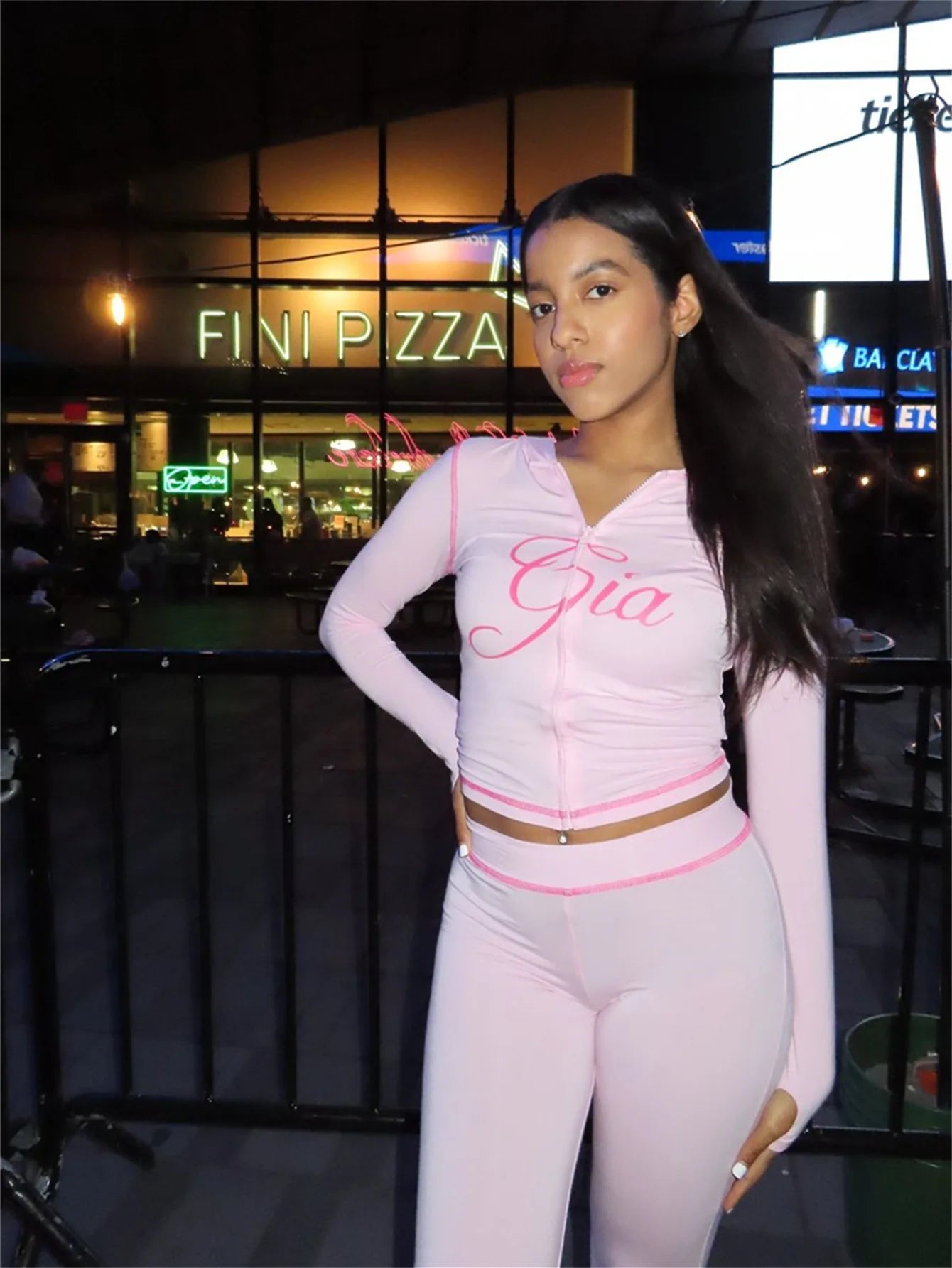 2-Piece Zip-Up Streetwear Set