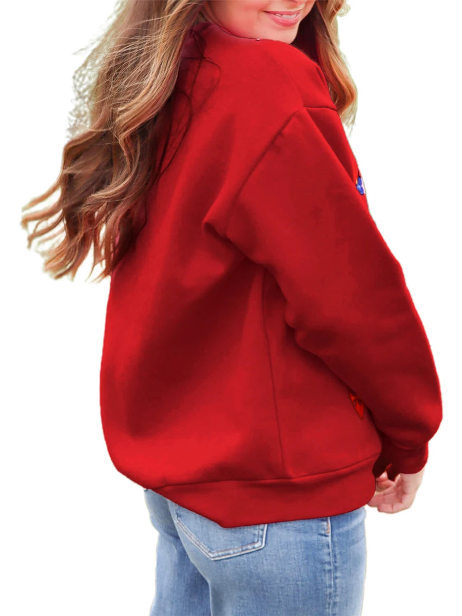 Festive Reindeer Pullover Sweater