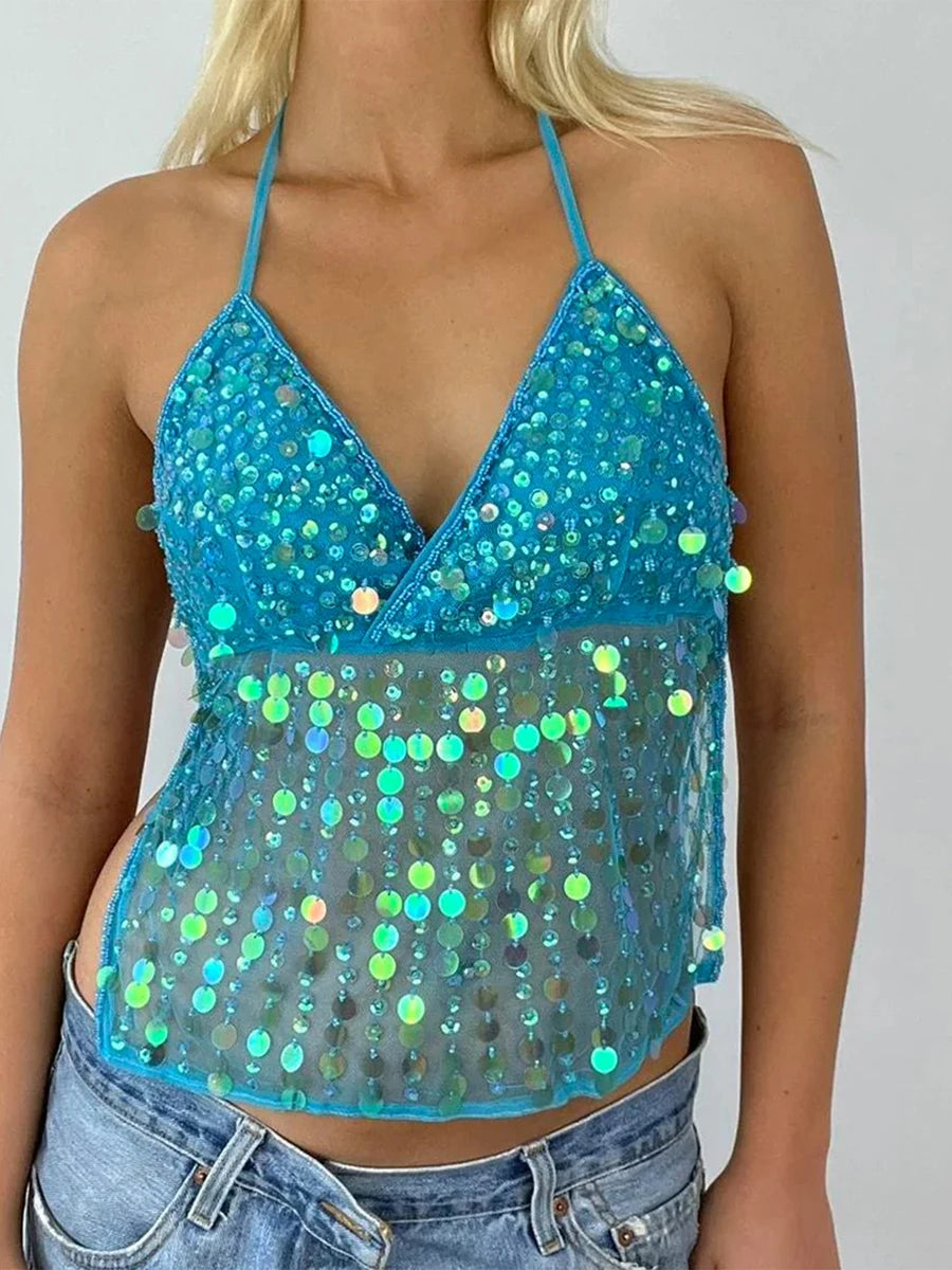 Lustre Halter Tank