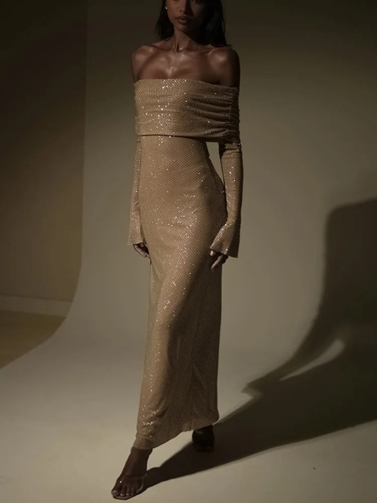 Mozision Aurora Strapless Maxi Dress