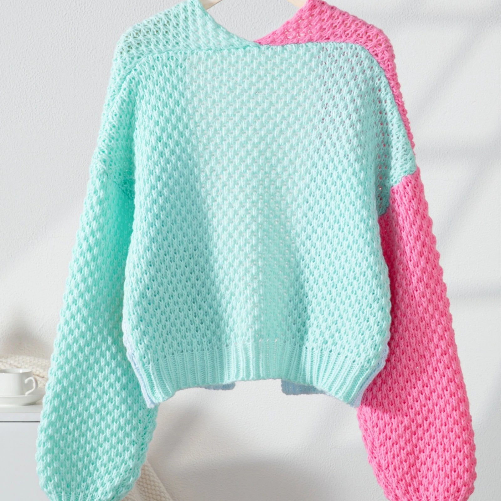 Loose-Fit Knit Cardigan