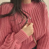 Cropped Knit Pullover