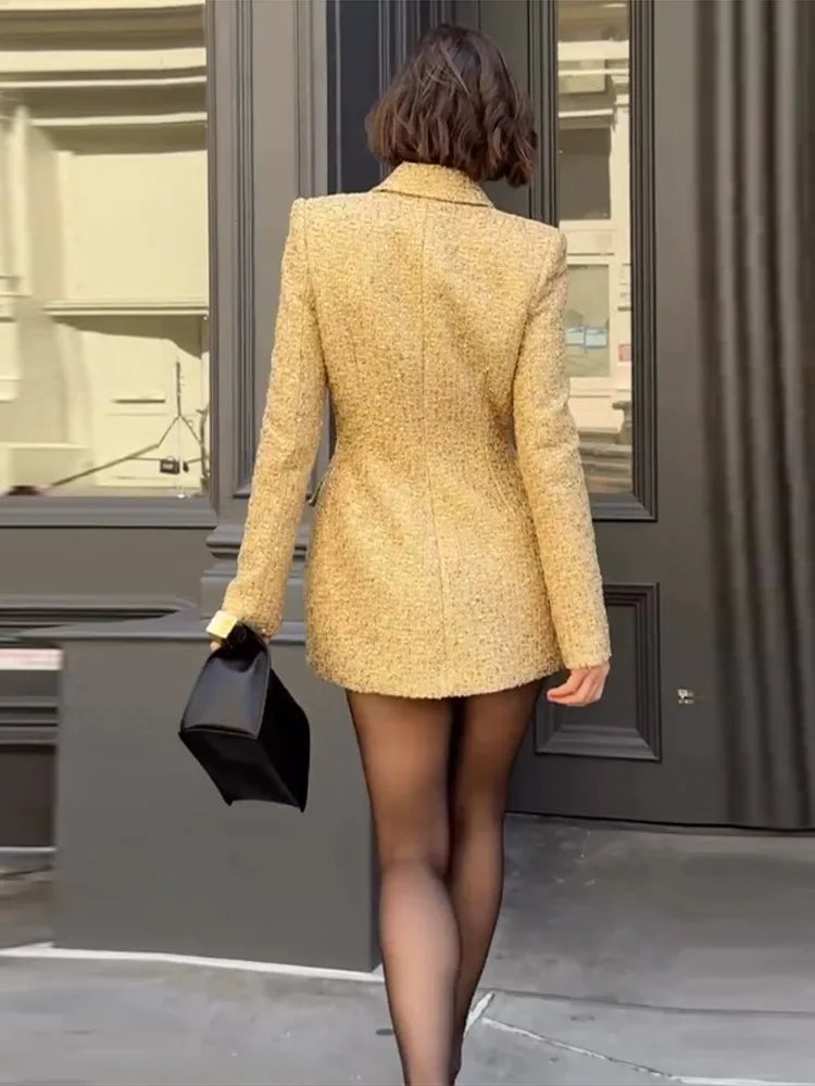Lustrous Allure Sequin Blazer Jacket