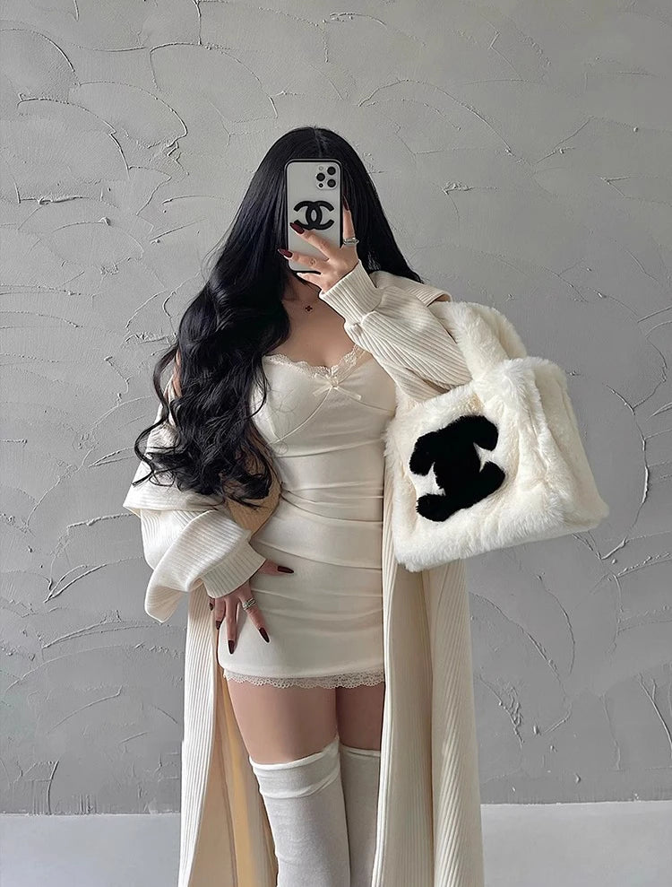 Red Lace Camisole Mini Dress