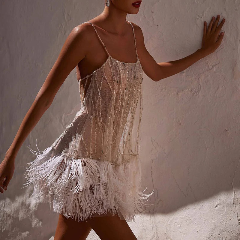 Celestia Glow Tassel Dress