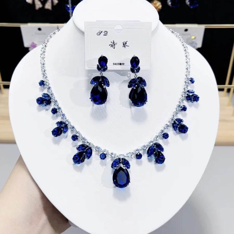 Aurora Bloom Waterdrop Jewelry Set