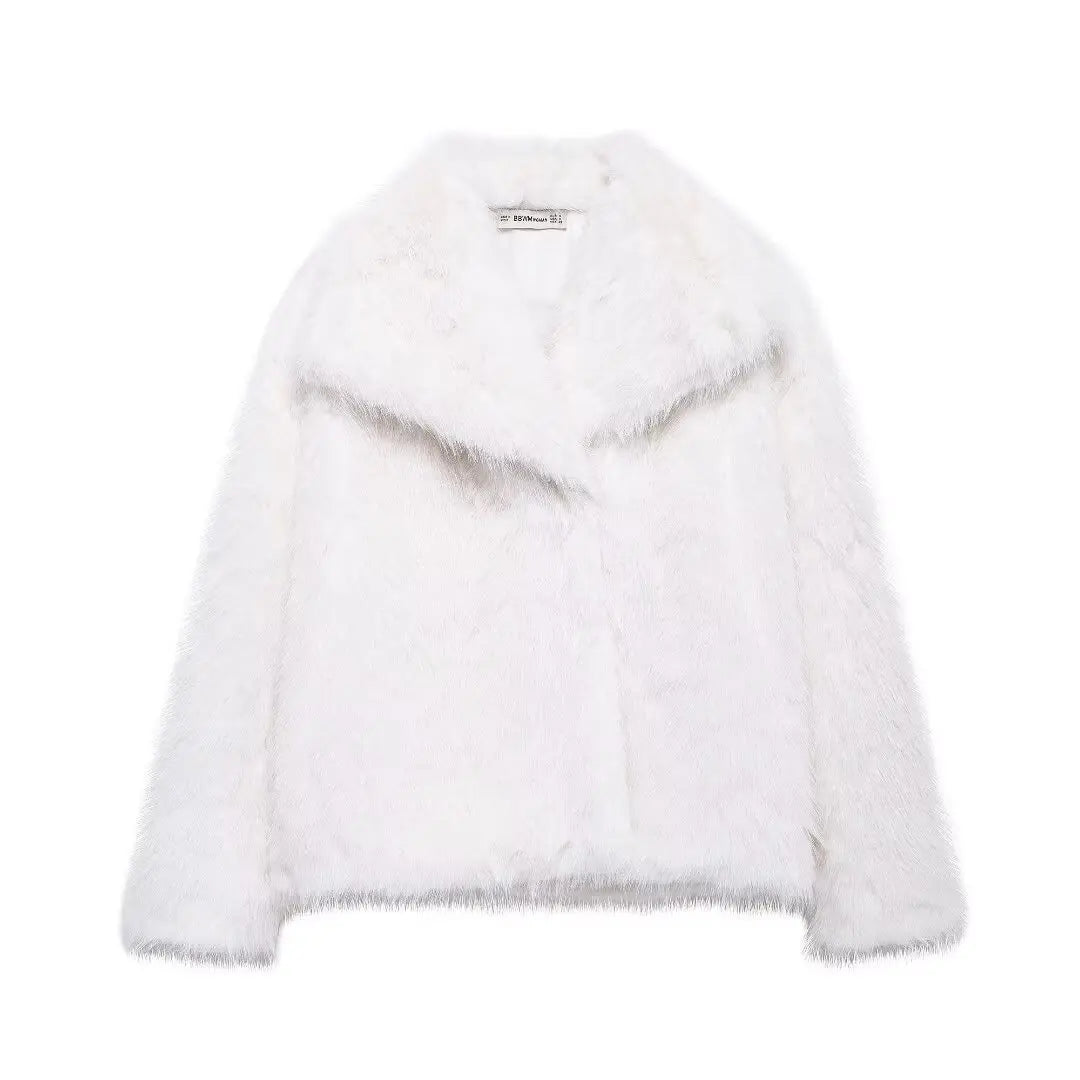 Faux Fur Oversized Coat