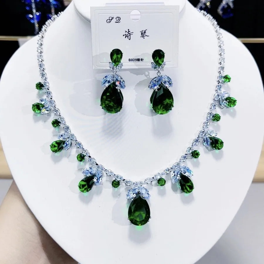 Aurora Bloom Waterdrop Jewelry Set