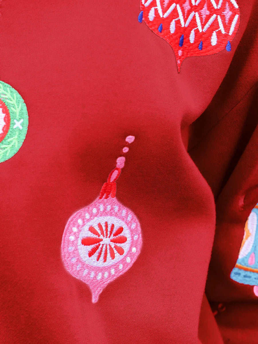 Festive Reindeer Pullover Sweater