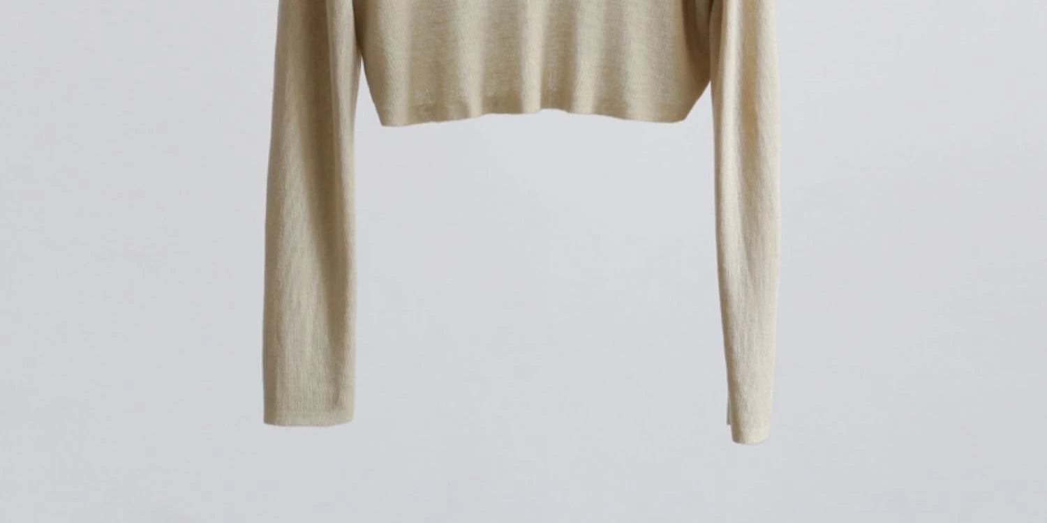 Short Ice Silk Knitted Sun Protection Cardigan