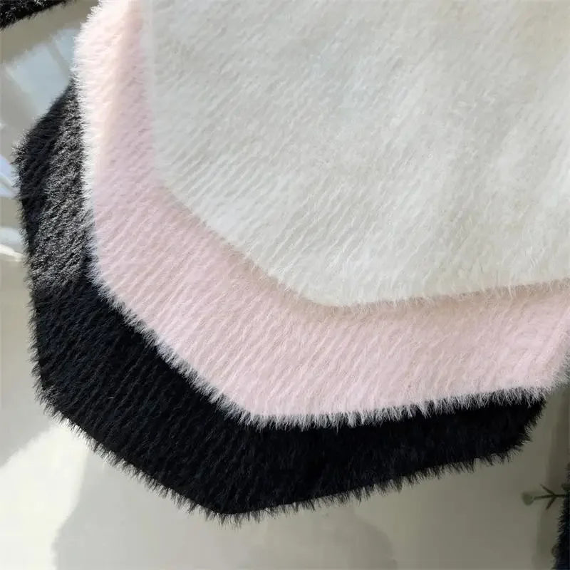 Short Knit Poncho Cardigan