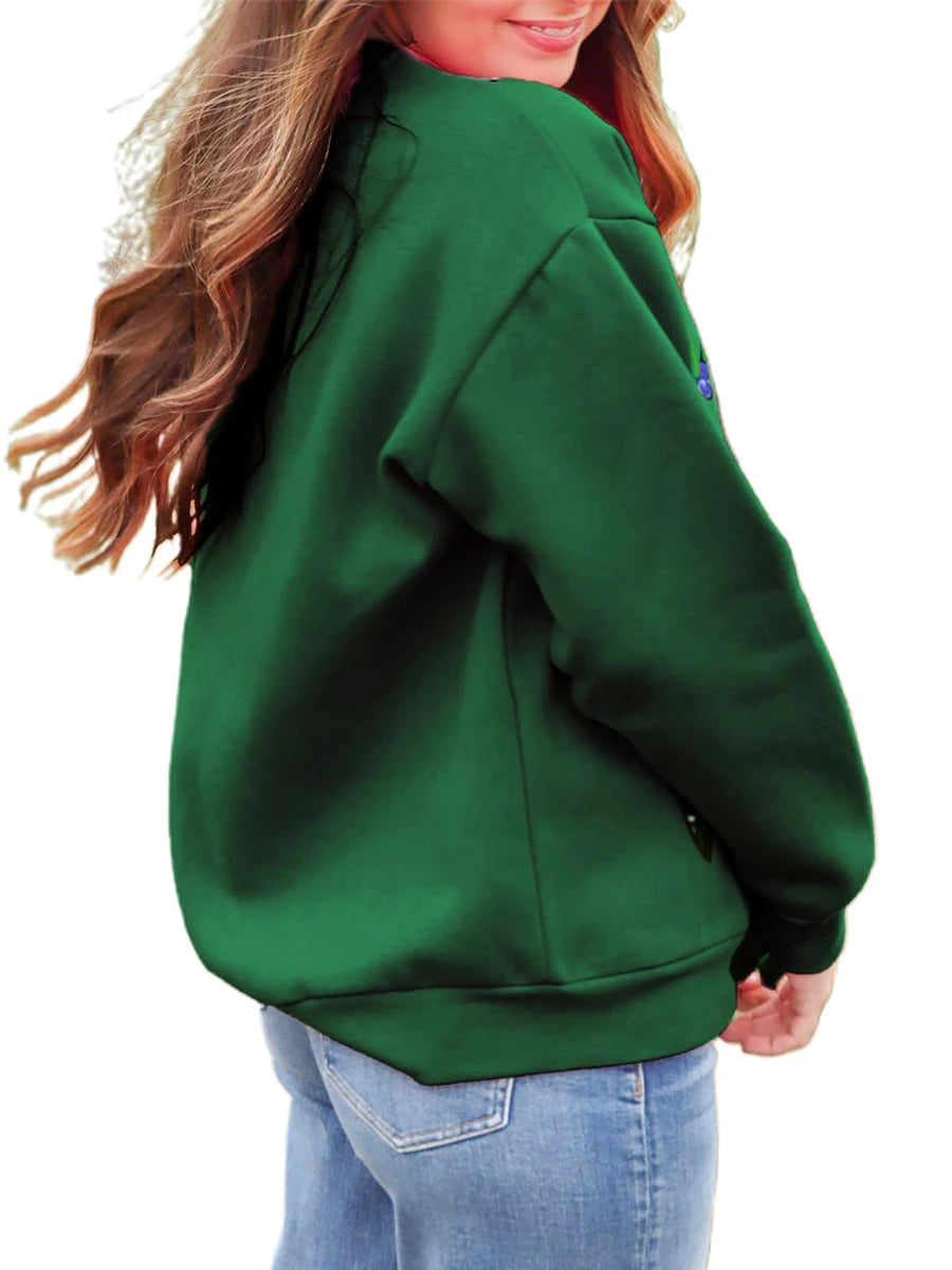 Festive Reindeer Pullover Sweater