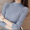 Ruffled Mock Neck Sweater