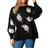 Santa Claus Sequin Crewneck Sweatshirt