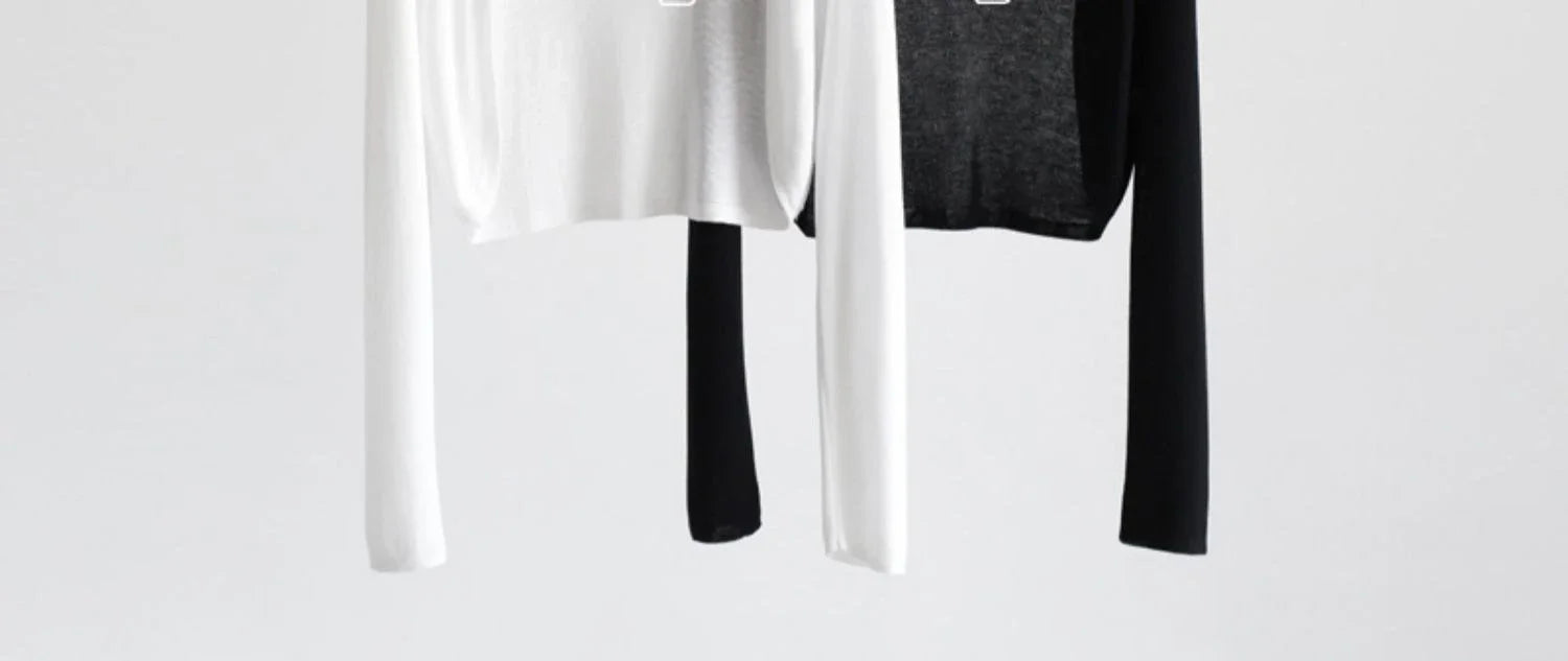 Short Ice Silk Knitted Sun Protection Cardigan