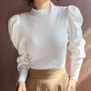 Slim Fit Puff Sleeve Sweater