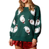 Santa Claus Sequin Crewneck Sweatshirt