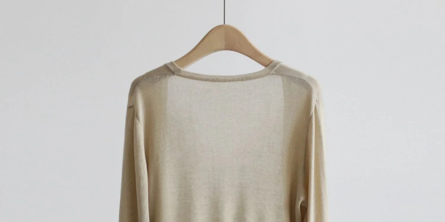 Short Ice Silk Knitted Sun Protection Cardigan