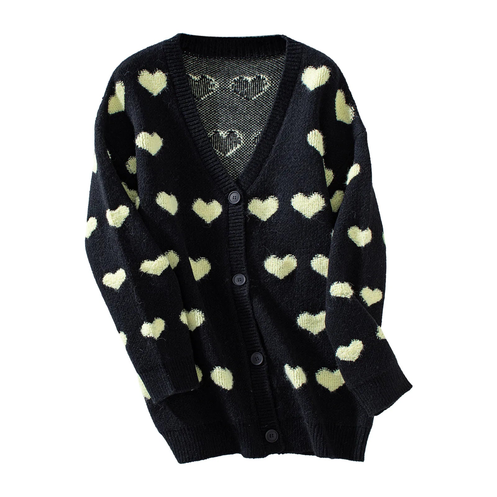 Cable Knit Shawl Collar Cardigan