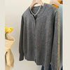 Loose Fleece Knit Pullover