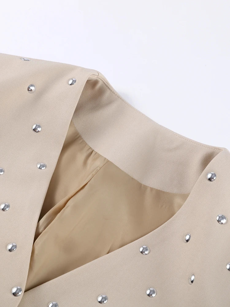 Rivet Luxe V-Neck Blazer Jacket