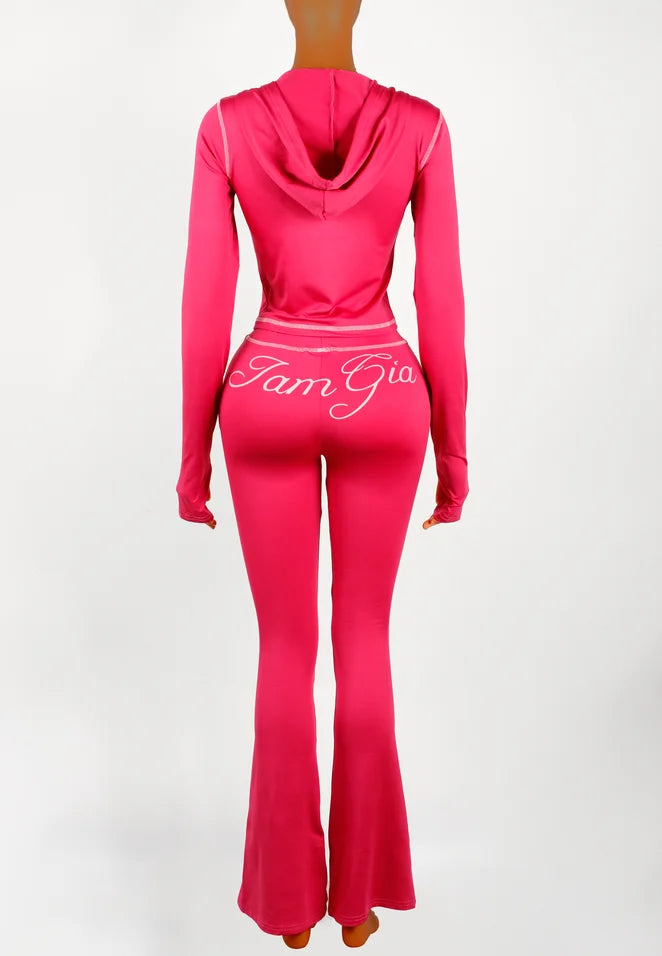 2-Piece Zip-Up Streetwear Set