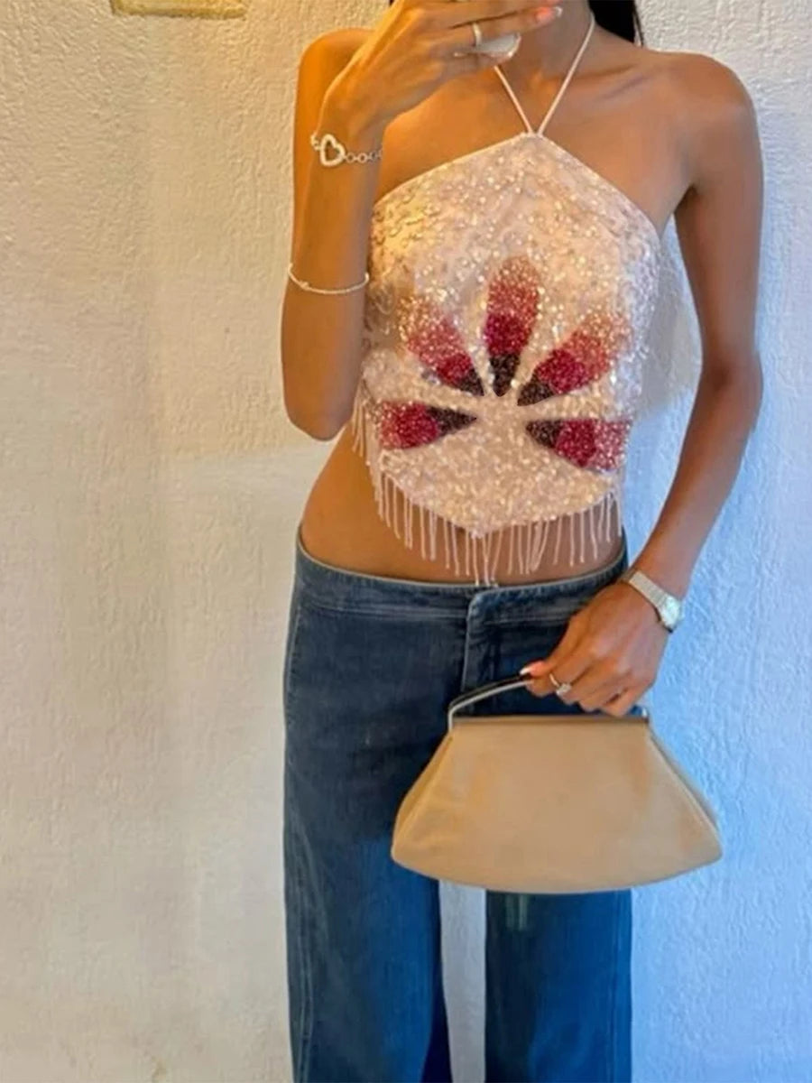 Lace Off-Shoulder Ruffle Blouse