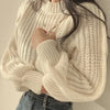 Cropped Knit Pullover