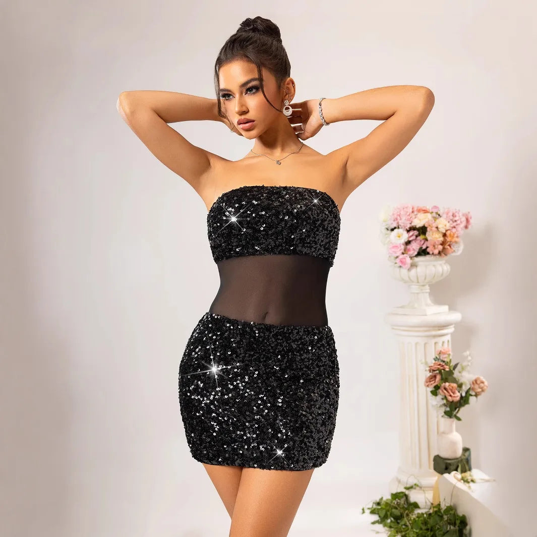 Sparkle Slay Mini Dress