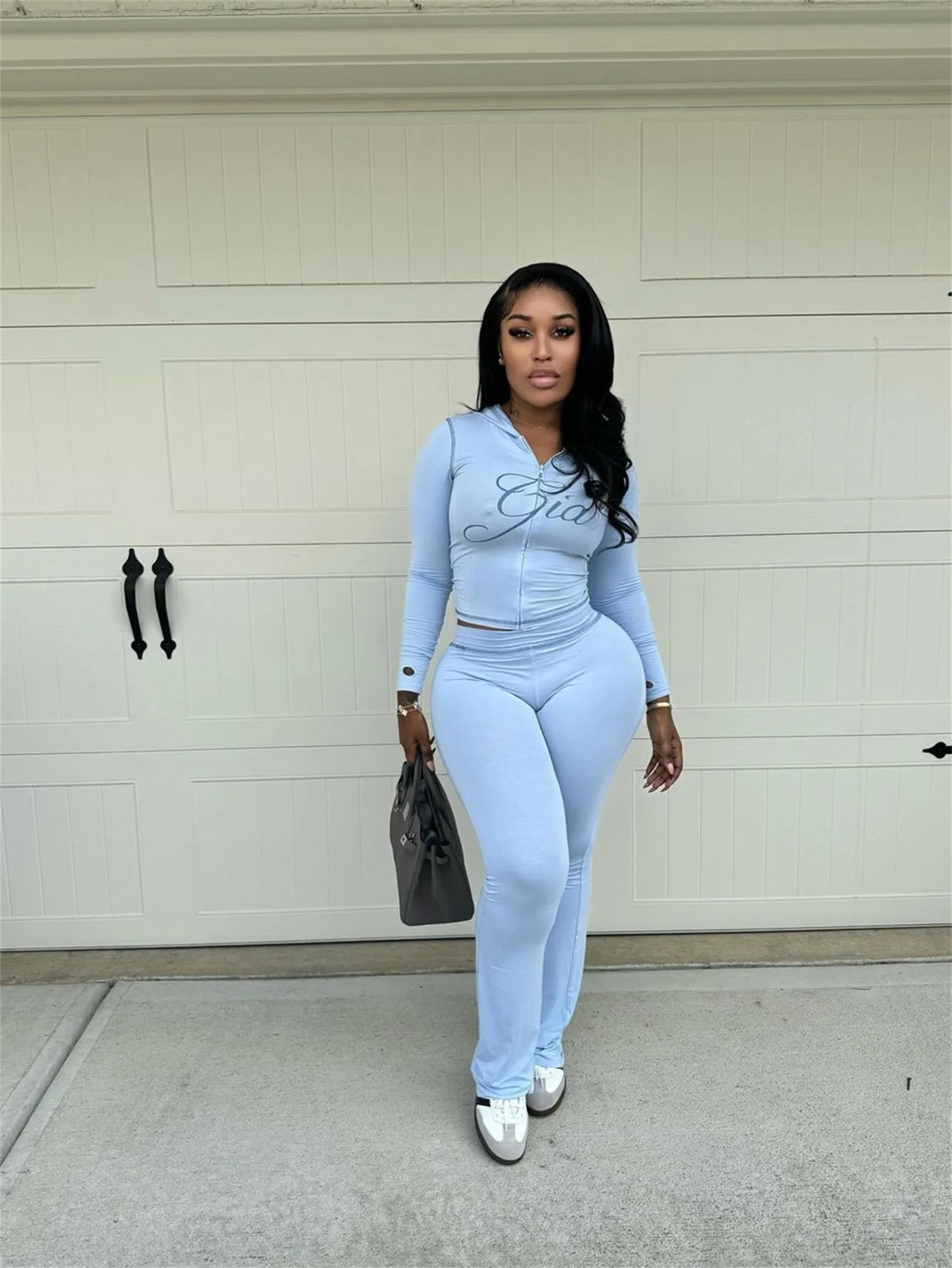 2-Piece Zip-Up Streetwear Set