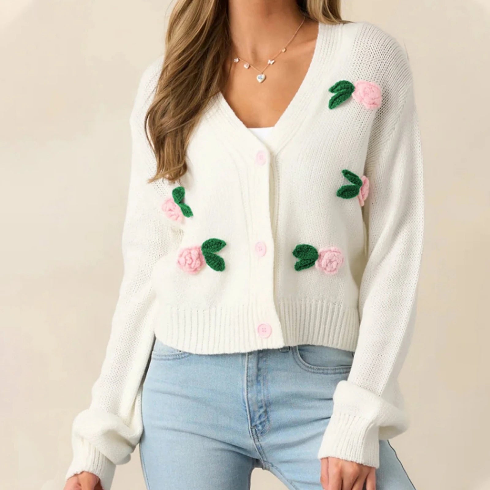 Minimalist Loose-Fit Knit Cardigan