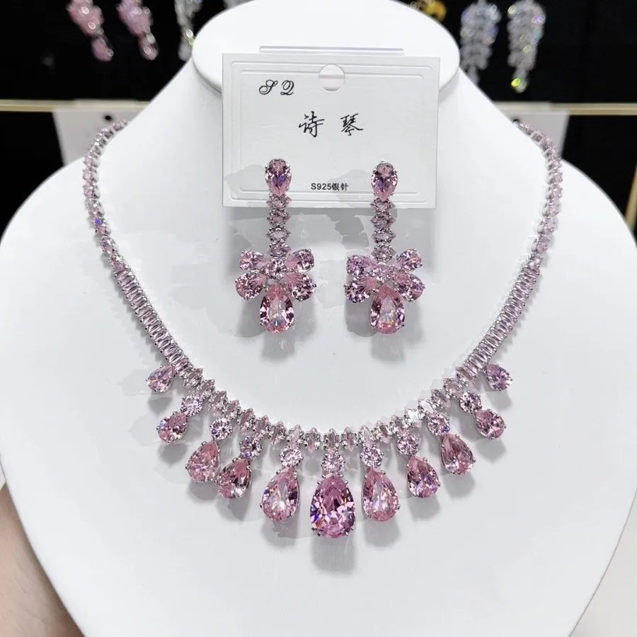 Aurora Bloom Waterdrop Jewelry Set