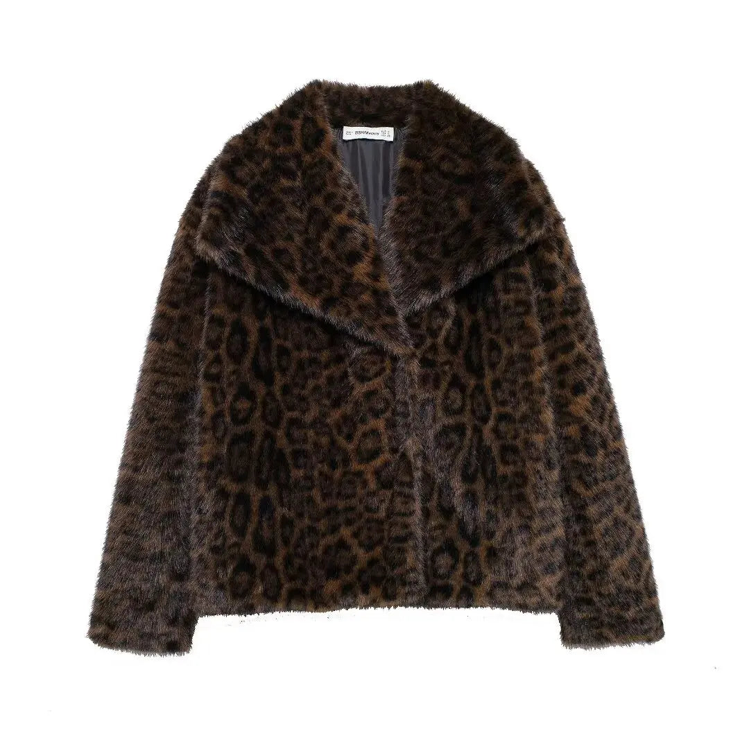 Faux Fur Oversized Coat