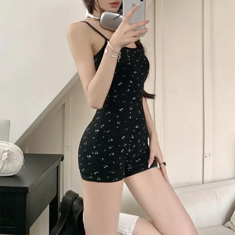 Backless Tank Romper