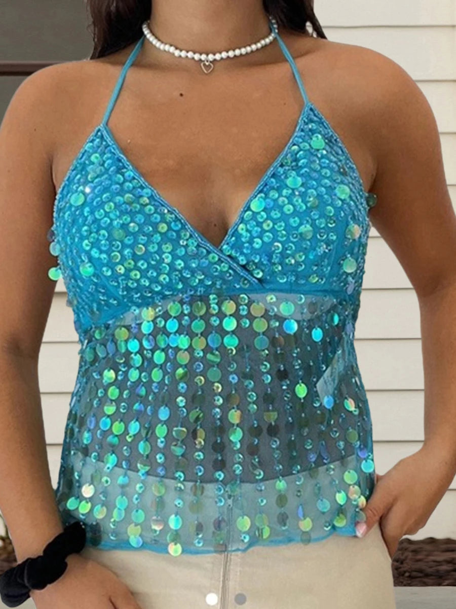 Lustre Halter Tank