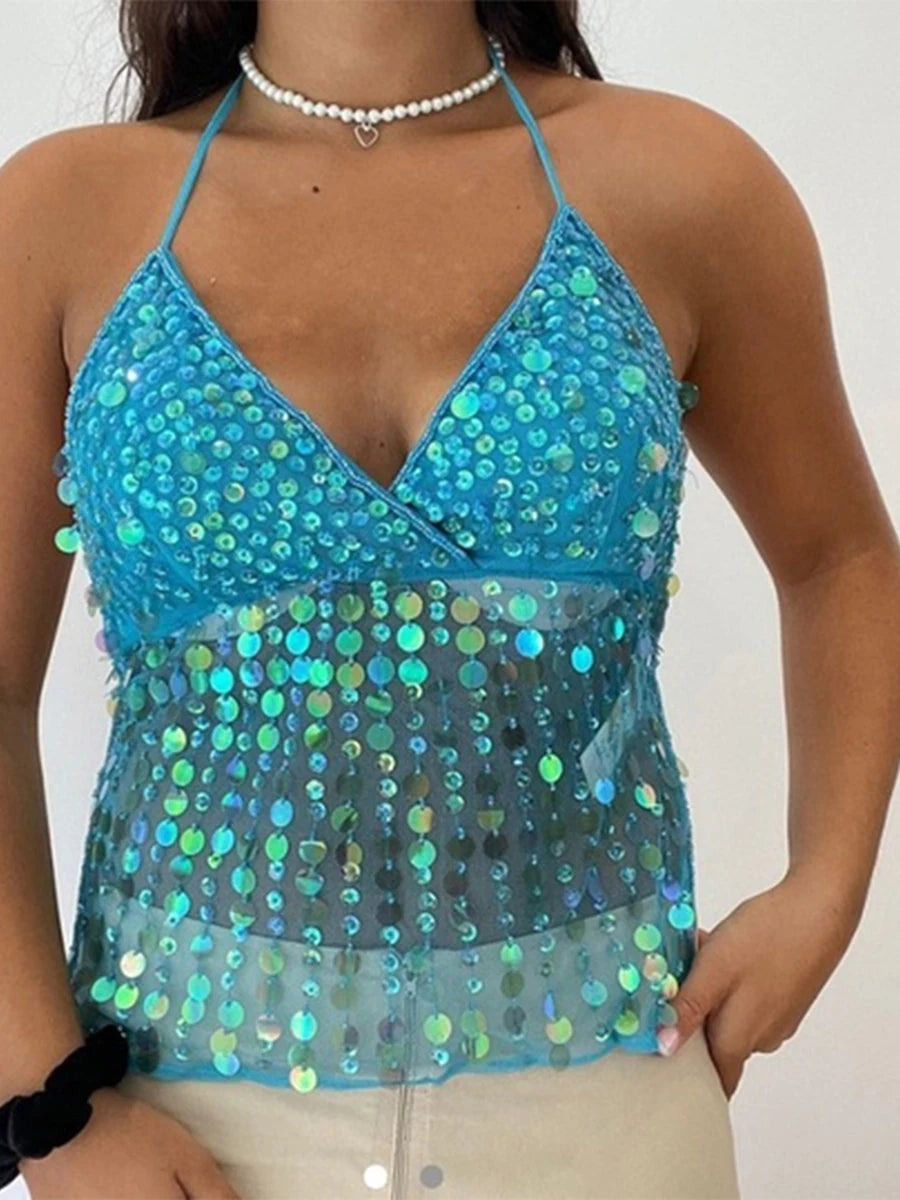 Lustre Halter Tank