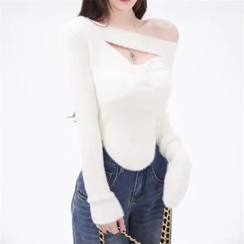 Short Knit Poncho Cardigan