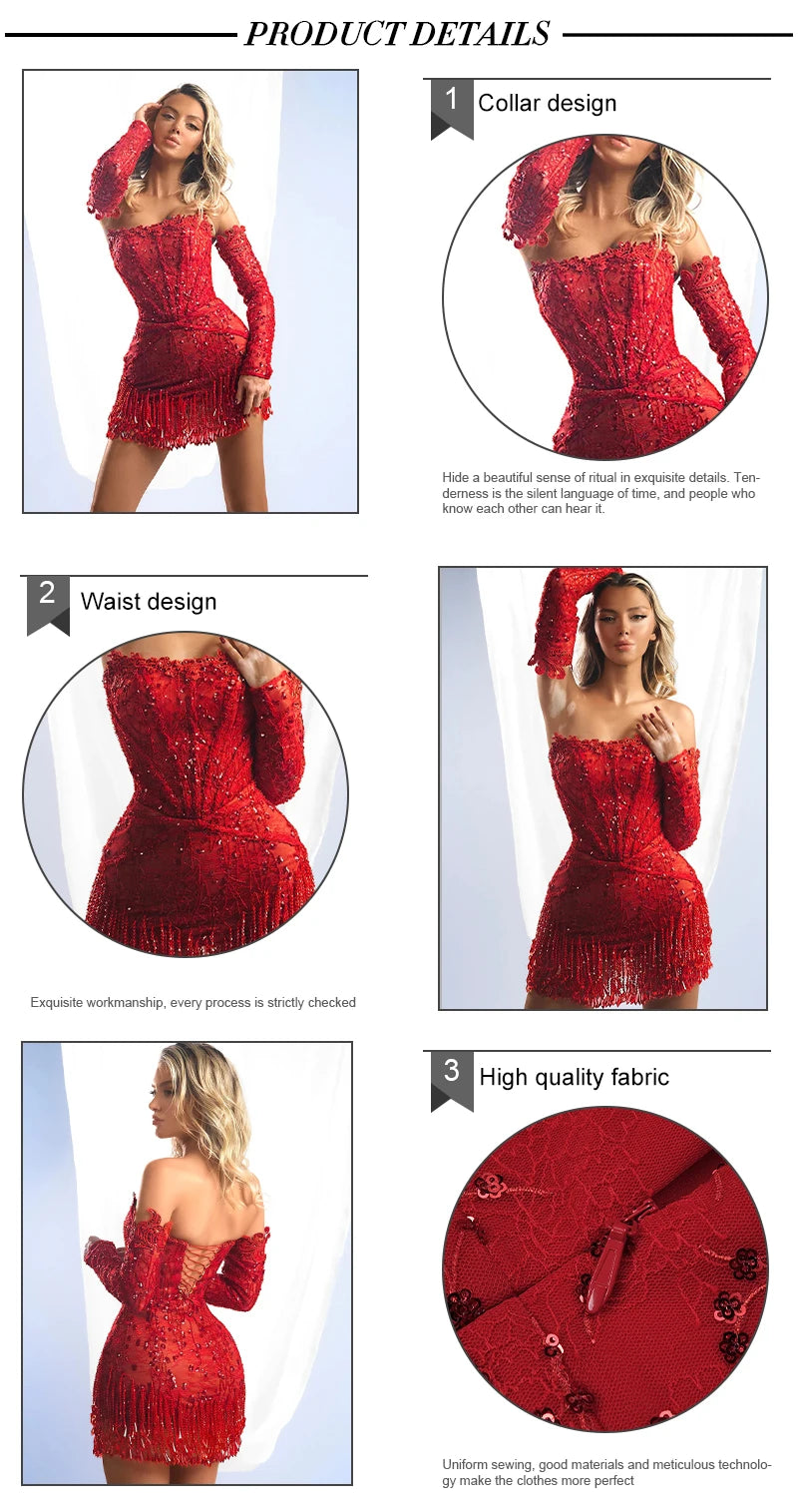 Aurelia Tassel Dress